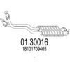 MTS 01.30016 Front Silencer